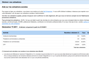 declaration cotisations sociales